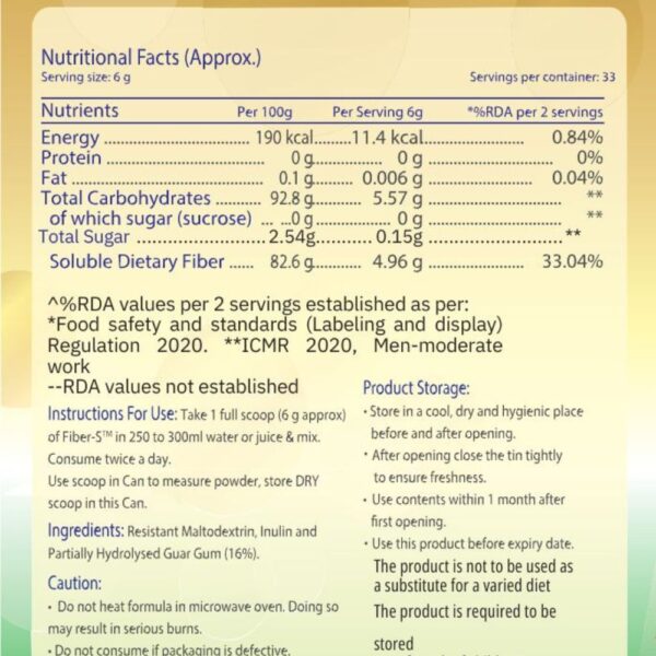 fiber nutrition